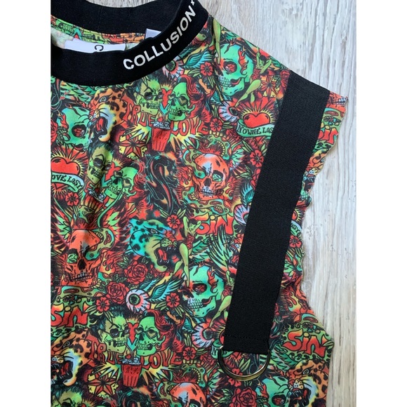 Collusion : tattoo print shirt - Picture 5 of 13